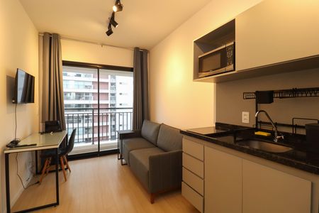 Studio para alugar com 30m², 1 quarto e sem vaga Studio para alugar com 30m², 1 quarto e sem vagaSala/Cozinha