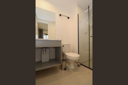 Studio para alugar com 30m², 1 quarto e sem vaga Studio para alugar com 30m², 1 quarto e sem vagaBanheiro da Suíte