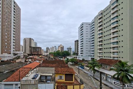 Vista da sala de apartamento para alugar com 1 quarto, 60m² em Aviação, Praia Grande