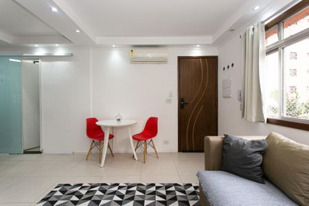 Sala de apartamento à venda com 2 quartos, 55m² em Vila Clementino, São Paulo