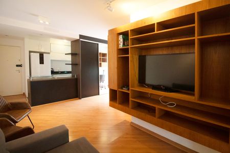 Sala de apartamento à venda com 1 quarto, 53m² em Pinheiros, São Paulo