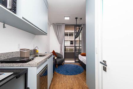 Studio à venda com 24m², 1 quarto e sem vagaCozinha