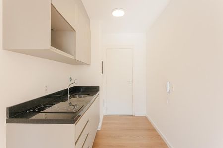 Cozinha de kitnet/studio para alugar com 1 quarto, 22m² em Jardim Paulistano, São Paulo