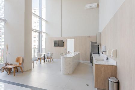 Área comum de kitnet/studio para alugar com 1 quarto, 22m² em Jardim Paulistano, São Paulo