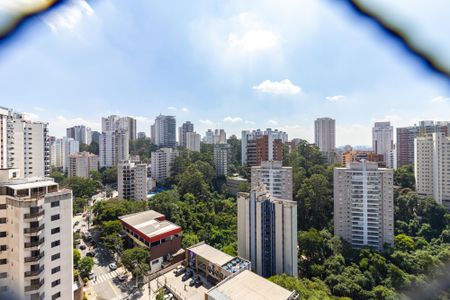 Vista da Sala de apartamento para alugar com 2 quartos, 72m² em Vila Andrade, São Paulo
