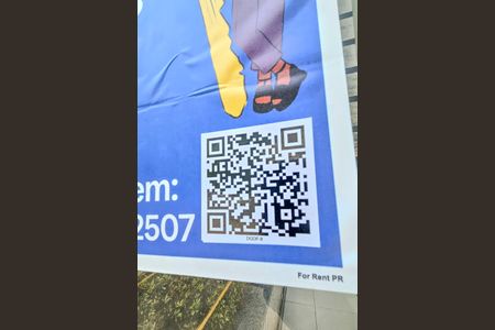 Apartamento para alugar com 66m², 2 quartos e 2 vagasPlaquinha QrCode 