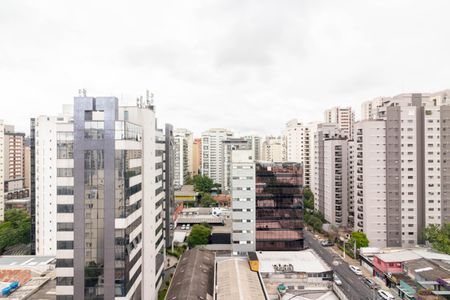 Vista  de apartamento para alugar com 1 quarto, 40m² em Indianópolis, São Paulo