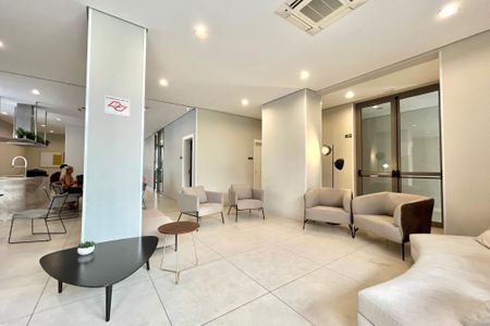 Studio para alugar com 24m², 1 quarto e sem vaga Studio para alugar com 24m², 1 quarto e sem vagaÁrea comum - Salão de festas