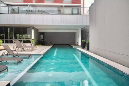 Studio para alugar com 24m², 1 quarto e sem vaga Studio para alugar com 24m², 1 quarto e sem vagaÁrea comum - Piscina