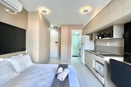 Studio para alugar com 24m², 1 quarto e sem vaga Studio para alugar com 24m², 1 quarto e sem vagaSala/Quarto