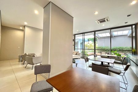 Studio para alugar com 24m², 1 quarto e sem vaga Studio para alugar com 24m², 1 quarto e sem vagaÁrea comum - Salão de festas