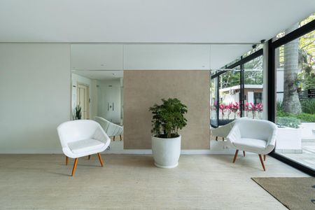 Apartamento para alugar com 36m², 1 quarto e 1 vagaÁrea comum - Hall Social