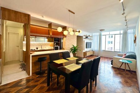 Sala de apartamento para alugar com 3 quartos, 110m² em Copacabana, Rio de Janeiro