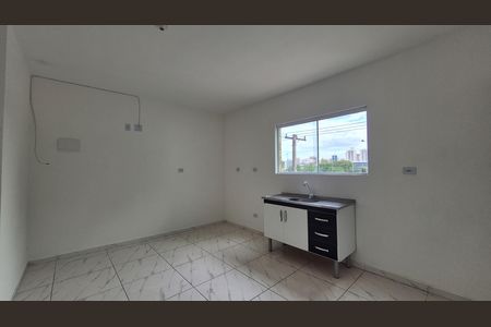 Cozinha de kitnet/studio para alugar com 1 quarto, 35m² em Parque das Nações, Santo André