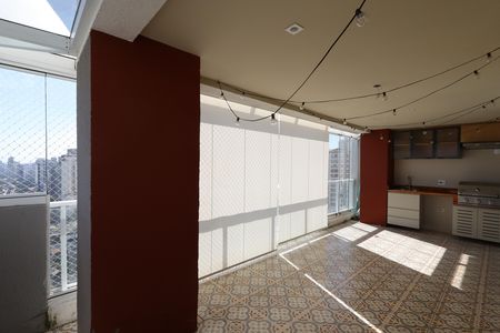 Varanda da Sala de apartamento à venda com 2 quartos, 117m² em Campo Belo, São Paulo
