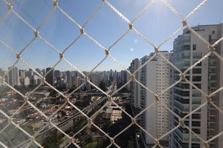 Vista Varanda da Sala de apartamento à venda com 2 quartos, 117m² em Campo Belo, São Paulo