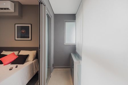 Varanda de kitnet/studio para alugar com 1 quarto, 19m² em Jardim Paulista, São Paulo