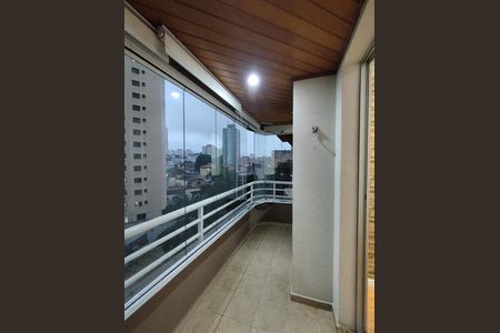 Varanda da Sala de apartamento para alugar com 3 quartos, 76m² em Vila Gumercindo, São Paulo