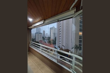 Varanda da Sala de apartamento para alugar com 3 quartos, 76m² em Vila Gumercindo, São Paulo