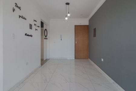 Sala de apartamento para alugar com 2 quartos, 53m² em Parque São Vicente, Mauá