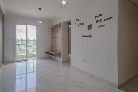 Sala de apartamento para alugar com 2 quartos, 53m² em Parque São Vicente, Mauá