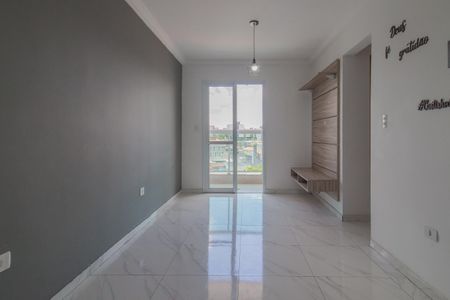 Sala de apartamento para alugar com 2 quartos, 53m² em Parque São Vicente, Mauá