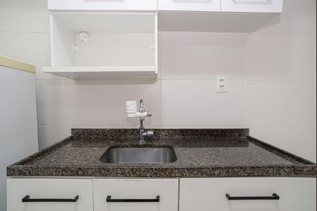Cozinha de apartamento para alugar com 2 quartos, 38m² em Centro, São Paulo