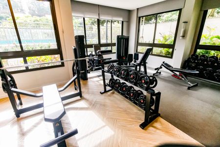 Área comum - Academia de apartamento à venda com 2 quartos, 67m² em Vila Andrade, São Paulo