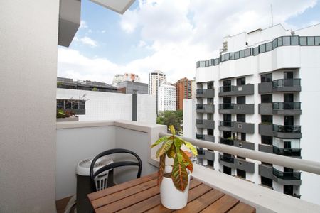 Varanda de apartamento para alugar com 1 quarto, 50m² em Jardim Paulista, São Paulo
