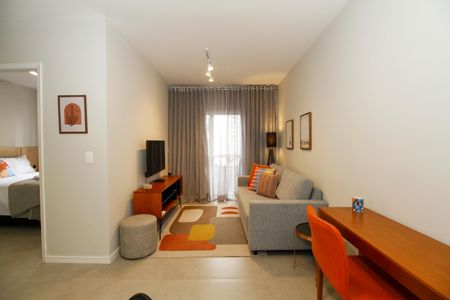 Apartamento para alugar com 50m², 1 quarto e 1 vaga Apartamento para alugar com 50m², 1 quarto e 1 vagaSala