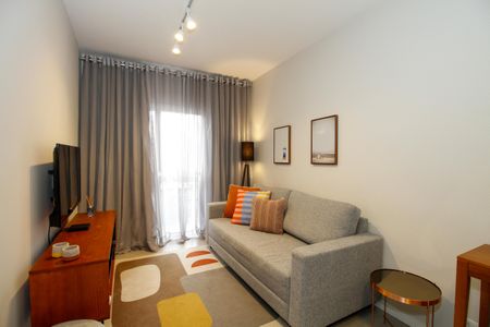 Sala  de apartamento para alugar com 1 quarto, 50m² em Jardim Paulista, São Paulo