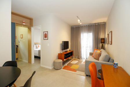 Sala  de apartamento para alugar com 1 quarto, 50m² em Jardim Paulista, São Paulo