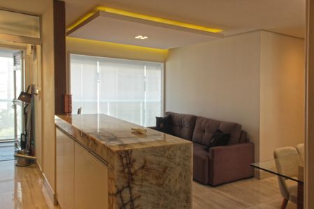Sala de apartamento para alugar com 2 quartos, 102m² em Gonzaga, Santos