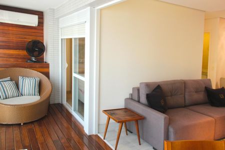 Varanda da Sala de apartamento para alugar com 2 quartos, 102m² em Gonzaga, Santos