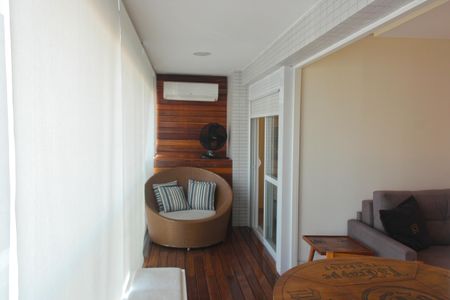 Varanda da Sala de apartamento para alugar com 2 quartos, 102m² em Gonzaga, Santos