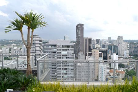 Studio para alugar com 30m², 1 quarto e 1 vagaVista da Piscina