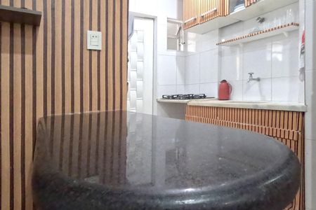 Cozinha Americana de apartamento para alugar com 2 quartos, 29m² em José Menino, Santos