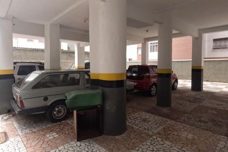 Área Comum - Garagem de apartamento para alugar com 2 quartos, 29m² em José Menino, Santos