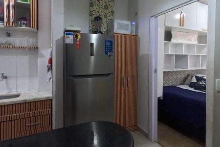 Sala de apartamento para alugar com 2 quartos, 29m² em José Menino, Santos