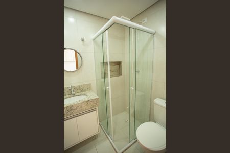 Banheiro Social de apartamento para alugar com 1 quarto, 24m² em Santana, São Paulo