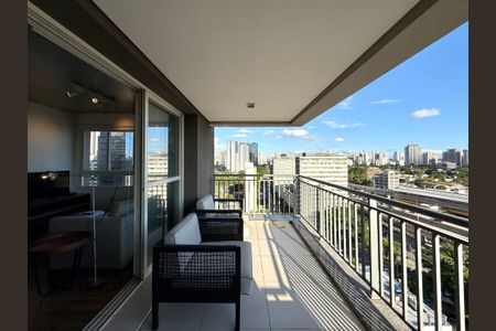 Apartamento para alugar com 69m², 1 quarto e 1 vagaSacada 