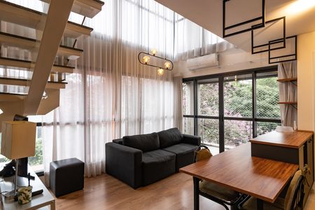 Sala de apartamento para alugar com 1 quarto, 52m² em Vila Pompéia, São Paulo