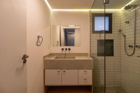 Apartamento à venda com 52m², 1 quarto e 1 vaga Apartamento à venda com 52m², 1 quarto e 1 vagaBanheiro da Suíte