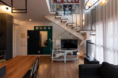 Sala de apartamento para alugar com 1 quarto, 52m² em Vila Pompéia, São Paulo