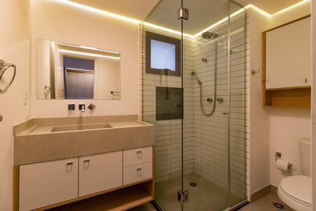Apartamento à venda com 52m², 1 quarto e 1 vaga Apartamento à venda com 52m², 1 quarto e 1 vagaBanheiro da Suíte