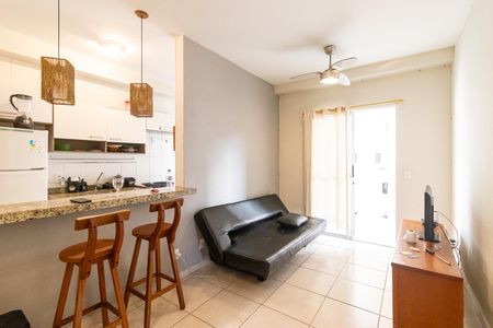 Sala de apartamento para alugar com 2 quartos, 58m² em Ocian, Praia Grande
