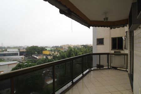 Varanda da  Sala de apartamento à venda com 2 quartos, 80m² em Taquara, Rio de Janeiro