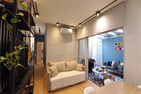 Sala de apartamento para alugar com 2 quartos, 80m² em Jardim das Cerejeiras, Campinas