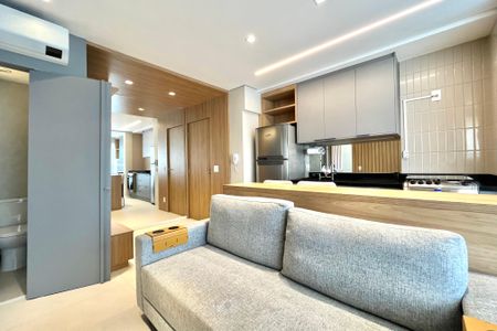 Sala de apartamento à venda com 1 quarto, 50m² em Vila Clementino, São Paulo