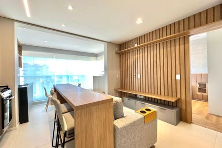 Sala de apartamento à venda com 1 quarto, 50m² em Vila Clementino, São Paulo